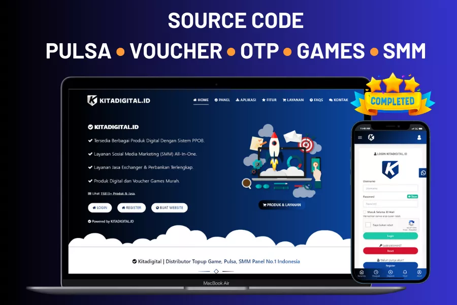 Jasa Pembuatan Website Topup Game dan PPOB