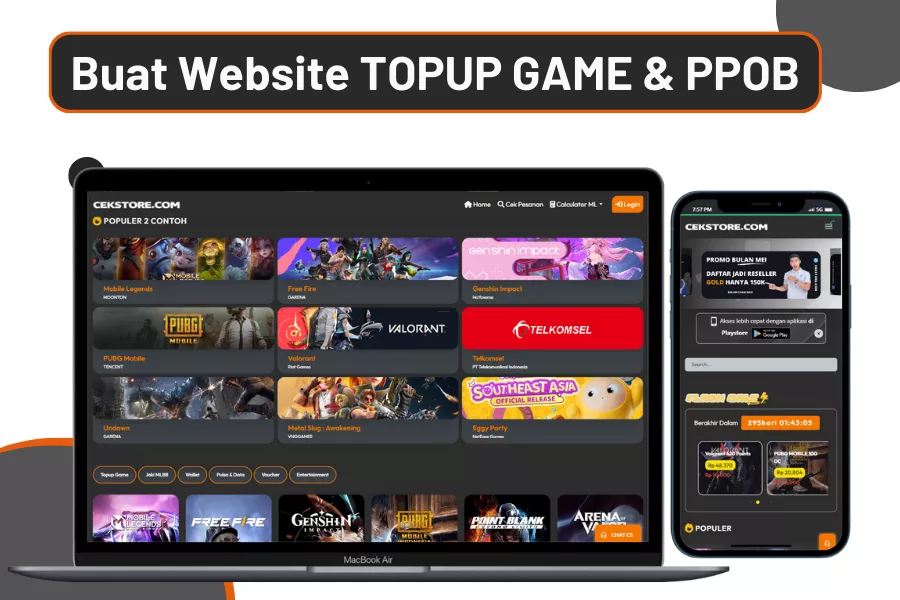 Jasa Pembuatan Aplikasi Web Pulsa Multi Payment & PPOB