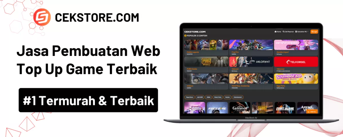 Jasa Pembuatan Website Topup Game dan PPOB