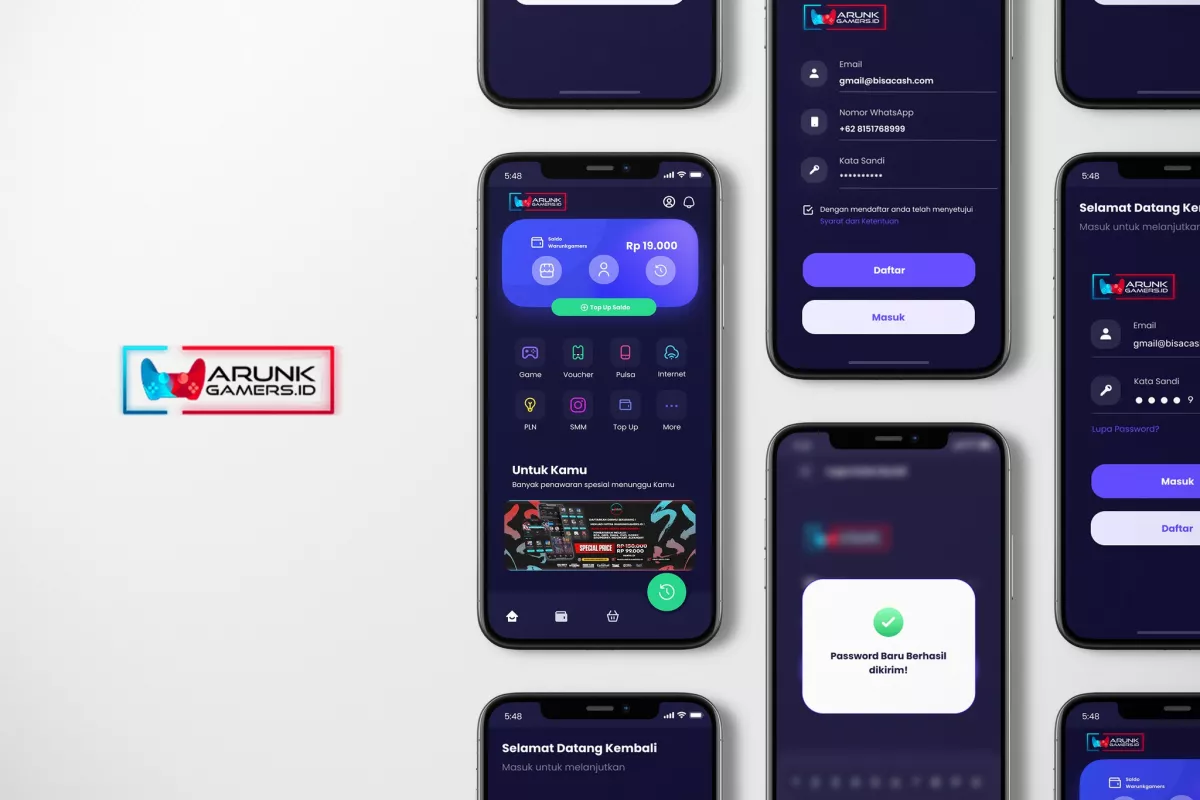 Jasa Design UI/UX Website, Mobile