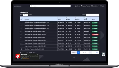Jasa Pembuatan Aplikasi Web Pulsa Multi Payment & PPOB