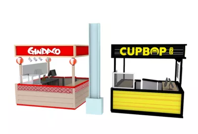 Create an outstanding and unique booth / kiosk / pushcart design