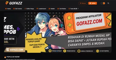 Buat Website Top Up Games Tanpa Deposit
